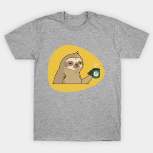 Coffee Sloth T-Shirt